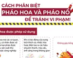 [Infographic] Cách phân biệt pháo hoa và pháo nổ để tránh vi phạm