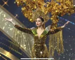 Cú xoay người ấn tượng của Ngọc Thảo trên sân khấu Miss Grand International