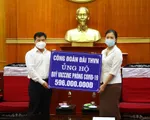 Công đoàn Đài THVN trao tiền ủng hộ Quỹ vaccine phòng, chống COVID-19