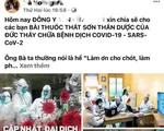 Phạt 7,5 triệu đồng lương y quảng cáo 'thất sơn thần dược' chữa COVID-19