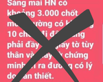 Công an Hà Nội truy tìm đối tượng tung tin giả '3000 chốt kiểm tra trên toàn thành phố'