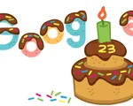 Google mừng sinh nhật 23 tuổi với doodle mới