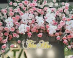 Hôn lễ của Khánh Thi - Phan Hiển phủ màu hồng với 15.000 bông hoa hồng