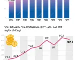 [INFOGRAPHIC] 6 tháng năm 2022, số doanh nghiệp thành lập mới cao kỷ lục