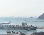 Tàu sân bay Mỹ USS Ronald Reagan đến Hàn Quốc tập trận