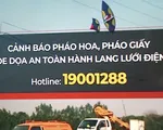 Cảnh báo pháo hoa, pháo giấy đe dọa an toàn hành lang lưới điện