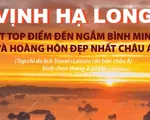 Vịnh Hạ Long lọt top điểm đến ngắm bình minh và hoàng hôn đẹp nhất châu Á