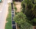 Cống thủy lợi không nắp đậy "bẫy" người đi đường