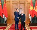 Tổng Bí thư Nguyễn Phú Trọng hội đàm với Tổng Bí thư, Chủ tịch nước Trung Quốc Tập Cận Bình