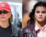 Vợ Justin Bieber bị chỉ trích bắt chước Selena Gomez vì... mặc áo trắng