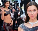 Irina Shayk khoe cơ bụng săn chắc như tạc trong sự kiện điện ảnh danh gi&aacute;