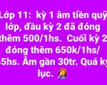 Nhà trường phản hồi bức xúc của phụ huynh về việc thu quỹ lớp 'nhiều bất thường'