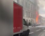 Vụ nổ nghi do khí gas tại Pháp làm 1 tòa nhà đổ sập, 37 người bị thương