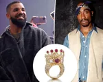 Drake chi 1 triệu USD mua nhẫn đính ruby và kim cương của Tupak Shakur