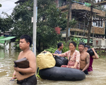 Lũ lụt nghiêm trọng tại Myanmar khiến 5 người tử vong, hàng chục nghìn người phải di dời