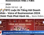 Cảnh báo giả mạo thương hiệu VTV8 tổ chức cuộc thi Tiếng hát Doanh nhân