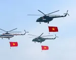Nhiều máy bay tập luyện cho Lễ kỷ niệm 70 năm Chiến thắng Điện Biên Phủ