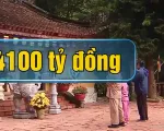 Tiền công đức đang từ tiền lẻ dồn thành tiền tỷ