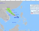 Áp thấp nhiệt đới có thể mạnh lên thành bão giật cấp 10