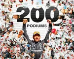 Lewis Hamilton đạt cột mốc 200 podium trong sự nghiệp