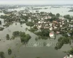 Mực nước sông Bùi giảm nhẹ, huyện Chương Mỹ giảm 1 thôn bị ngập