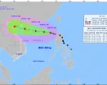 Bão số 3 giật cấp 13, di chuyển theo hướng Tây Tây Bắc