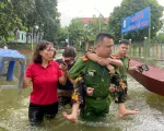 Nước sông dâng gây ngập lụt tại xã Hán Đà (Yên Bái), 159 hộ dân bị ảnh hưởng