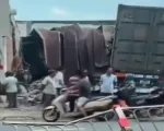 Vụ xe container tông sập nhà dân: Tài xế vừa lái xe vừa mải xem thiết bị điện tử