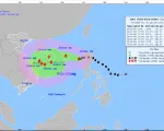 Bão số 6 giật cấp 12, liên tục đổi hướng