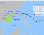 Bão số 7 liên tục đổi hướng, khu vực Bắc Biển Đông gió mạnh cấp 8 - 11