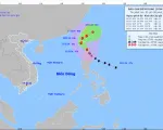 Bão Usagi áp sát Biển Đông, gió giật trên 130 km/giờ