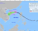 Bão số 9 giảm tốc, sẽ suy yếu dần thành áp thấp nhiệt đới