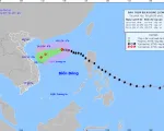 Bão số 9 giật cấp 11, cách quần đảo Hoàng Sa khoảng 350 km