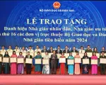 Hôm nay (20/11), kỷ niệm 42 năm ngày Nhà giáo Việt Nam