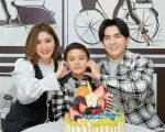 Đan Trường cùng vợ cũ tổ chức sinh nhật cho con trai, Thúy Diễm hé lộ vai mới