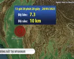 Động đất lớn  tại Myanmar, nhiều nơi ở Hà Nội, TP Hồ Chí Minh rung lắc mạnh