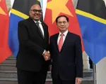 Phó Thủ tướng, Bộ trưởng Ngoại giao Bùi Thanh Sơn hội đàm với Bộ trưởng Ngoại giao và Hợp tác Đông Phi Tanzania