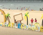 Biển Nhật Lệ đón hàng ngàn du khách ngày đầu nghỉ lễ