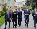 Các nhà lãnh đạo châu Âu và Ukraine ủng hộ đề xuất ngừng bắn của ông Trump