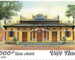 Không gian kiến trúc của đình Bình Thủy (Cần Thơ) trên tem bưu chính