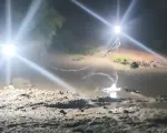 Xuyên đêm tìm kiếm người nghi bị nước cuốn sau mưa lớn ở Bình Dương