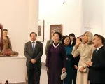 Phu nhân Tổng Bí thư và Phu nhân Tổng thống Pháp thăm Bảo tàng Mỹ thuật Việt Nam