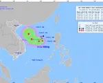 Vùng áp thấp đã mạnh lên thành áp thấp nhiệt đới