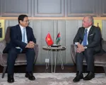Thủ tướng Phạm Minh Chính hội kiến Quốc vương Jordan