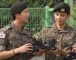 V và RM của BTS đã xuất ngũ