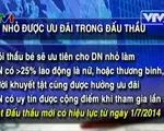 Doanh nghiệp nhỏ được ưu đãi trong đấu thầu