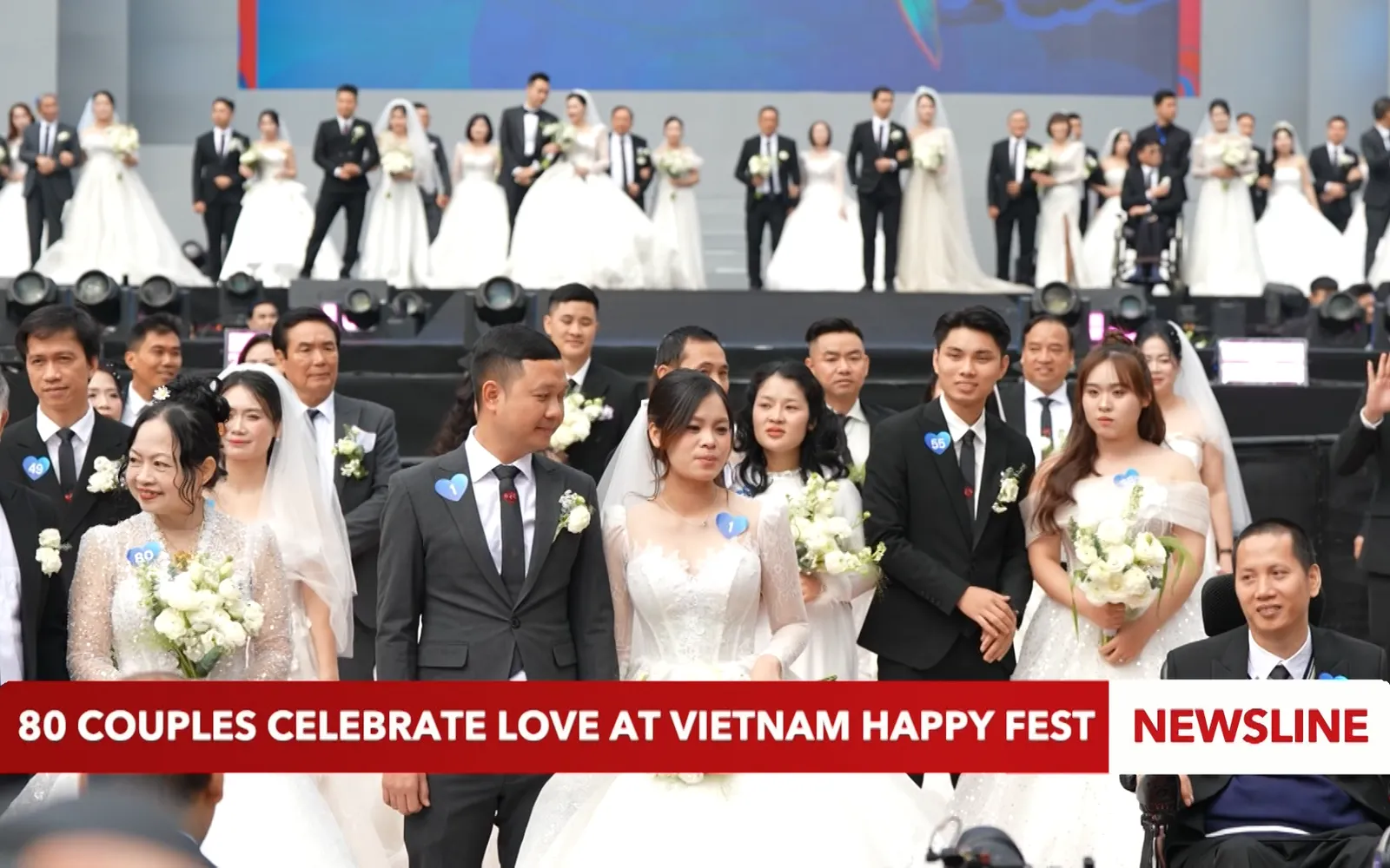 80 couples celebrate love at Vietnam Happy Fest