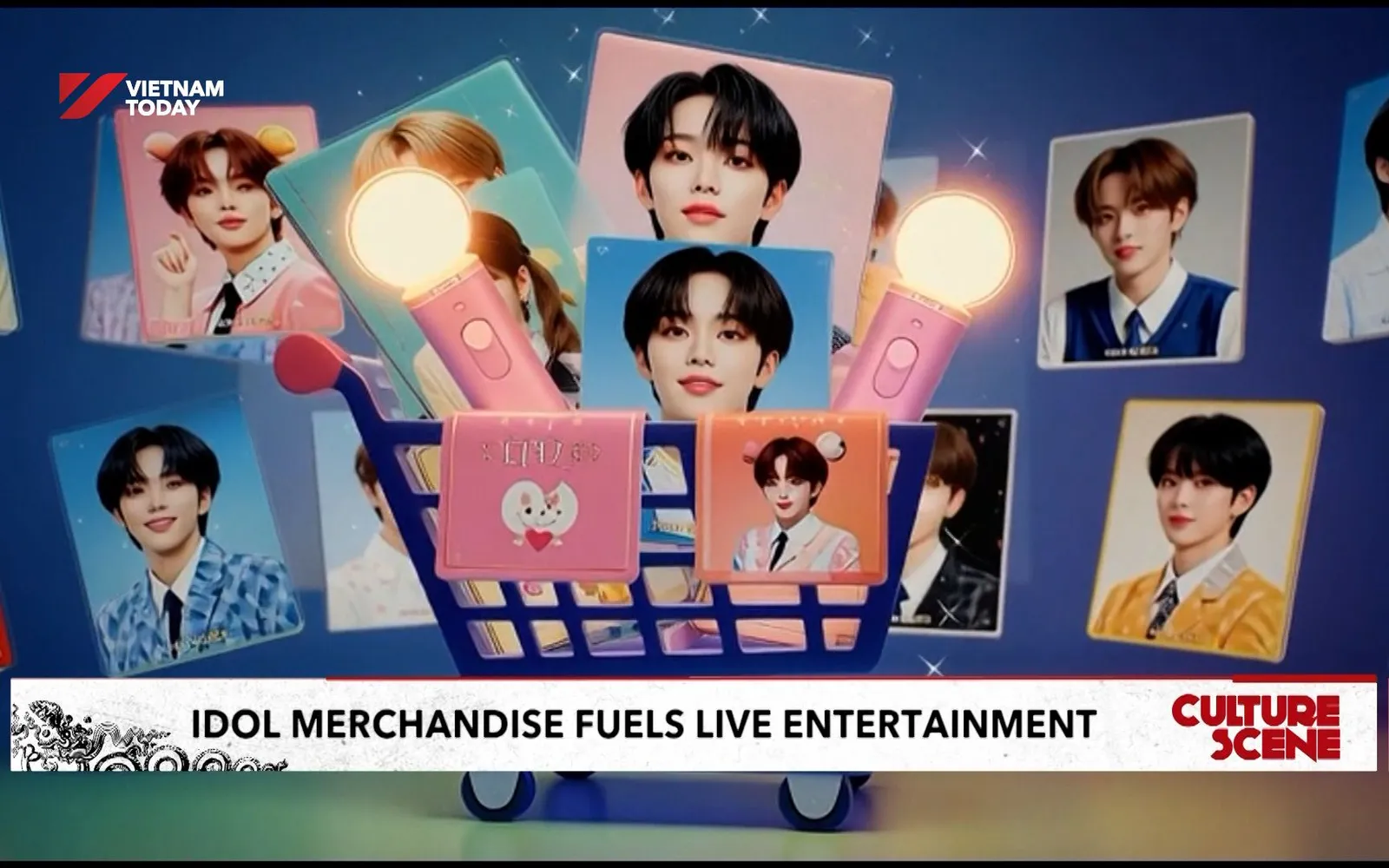Idol merchandise fuels live entertainment