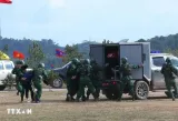 Vietnamese, Lao border localities hold joint exercise on fighting drug crime