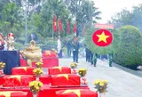 Nghe An repatriates remains of 72 volunteer soldiers, experts from Laos